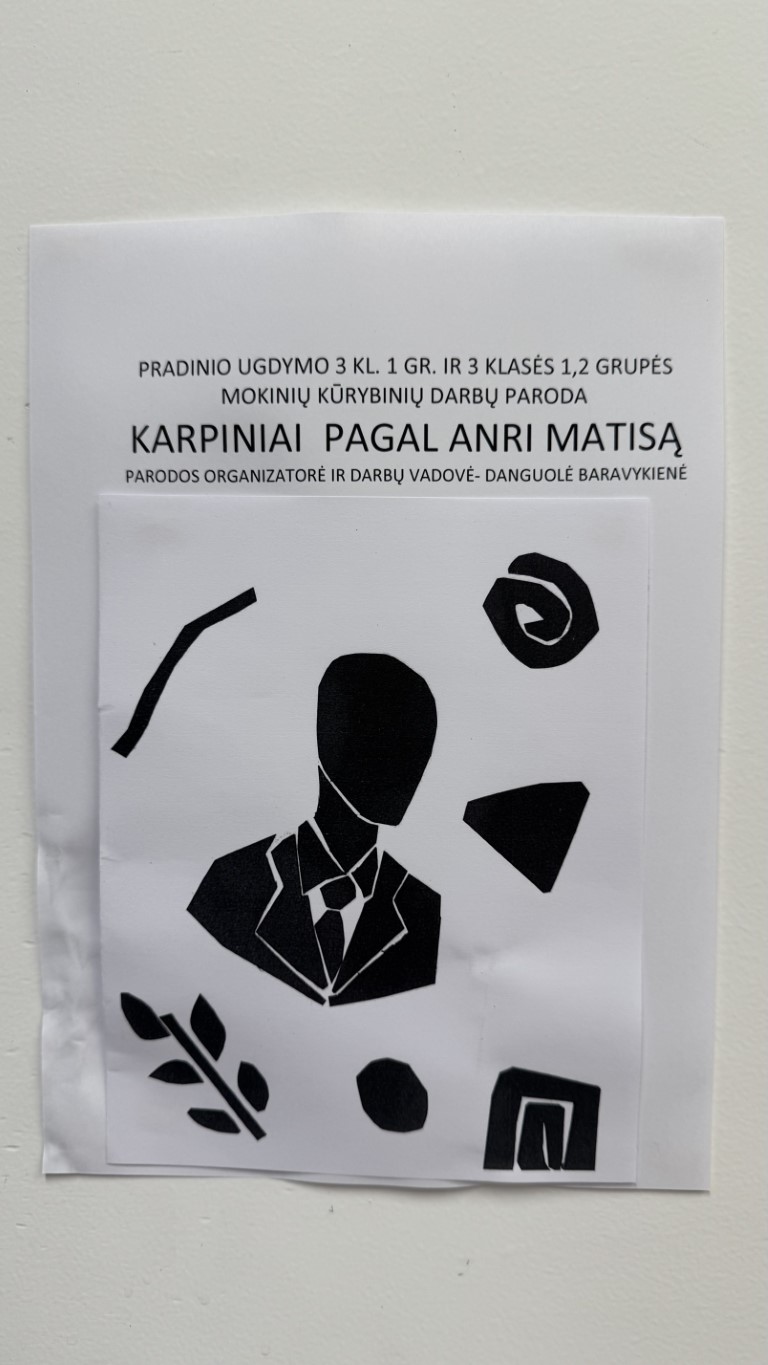 Dailės klasių mokinių kūrybinių darbų paroda