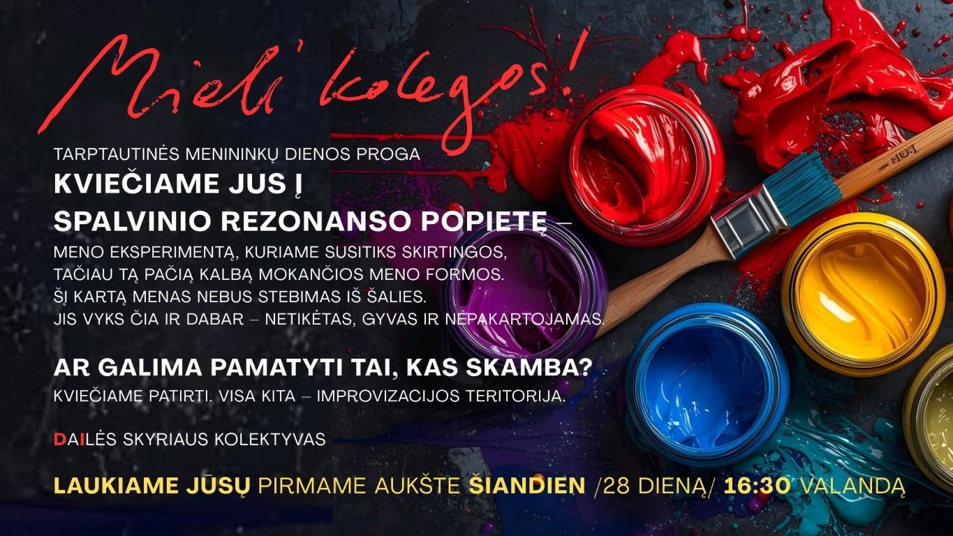 Popietė menininkų dienai paminėti